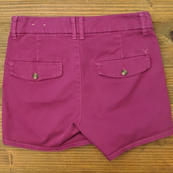 AMERICAN EAGLE Hi-Rise Shortie Chino Shorts - Picture 4 of 4